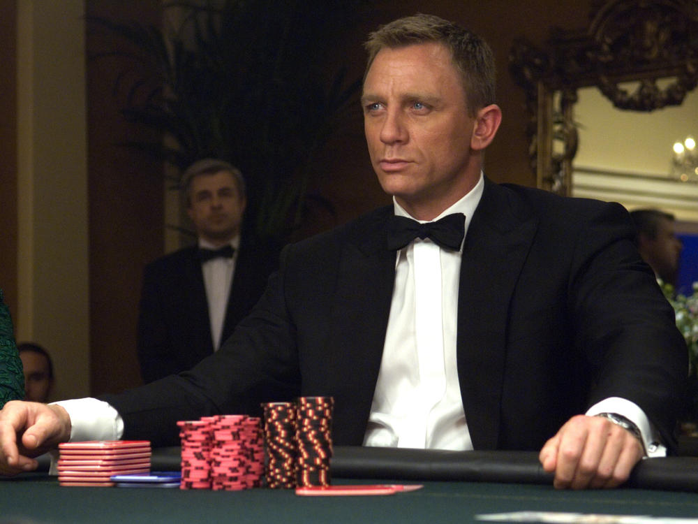 Daniel Craig in Casino Royale.