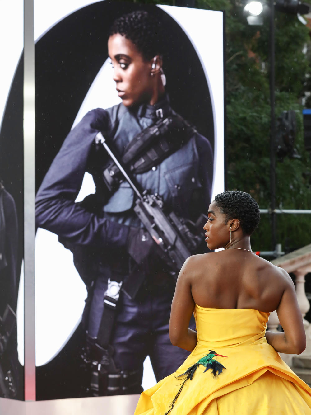 Lashana Lynch at the world premiere of No Time to Die in September.