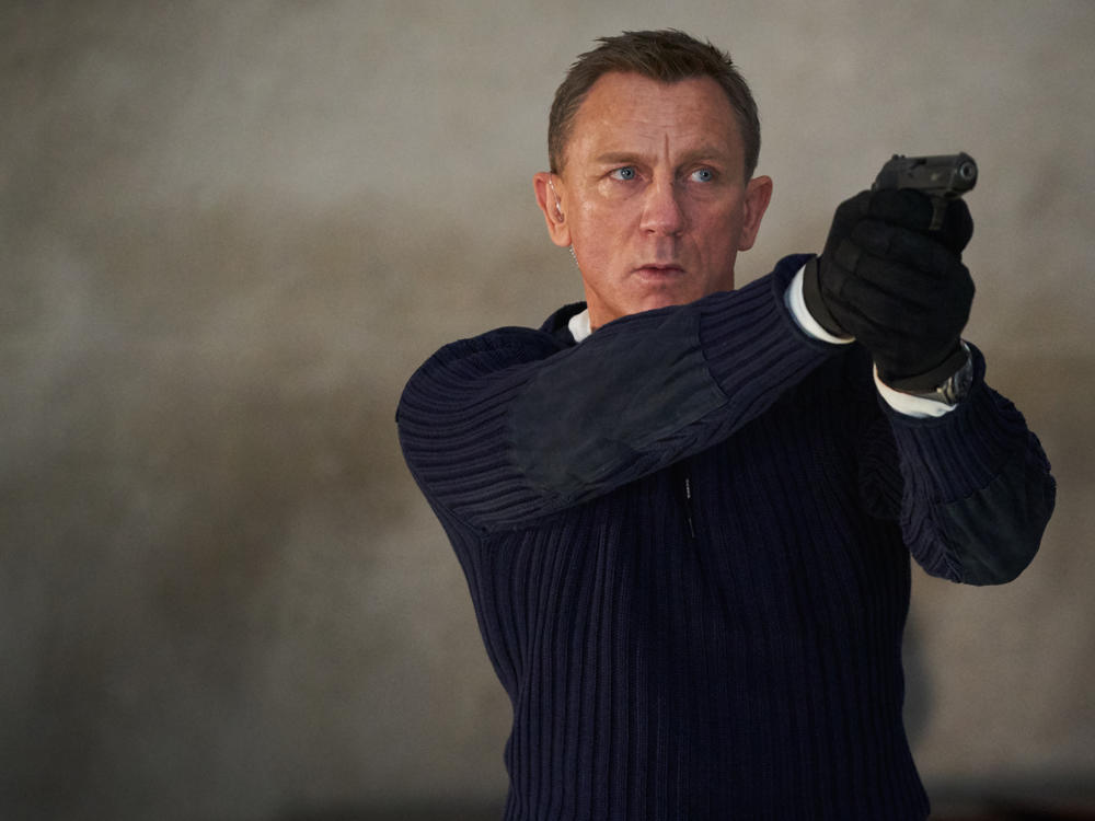 Daniel Craig as James Bond in No Time to Die.