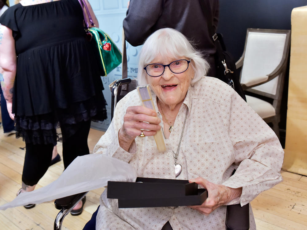 Ruthie Tompson at a screening at the 2018 TCM Classic Film Festival on April 28, 2018 in Hollywood, California. The legendary Disney animator passed away on Sunday at the age of 111.