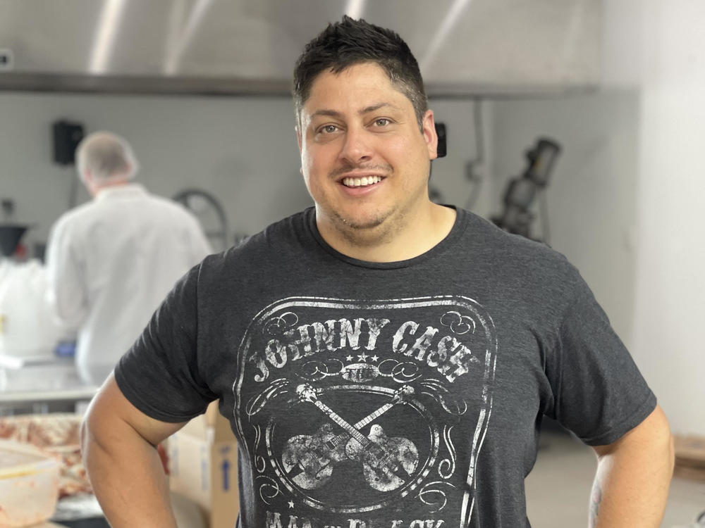 Paul Guglielmo makes his signature pasta sauce in Rochester, N.Y. He also makes and bottles products for others.