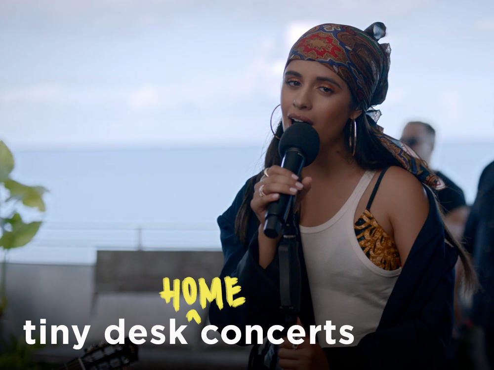 Camila Cabello performs a Tiny Desk (home) concert.