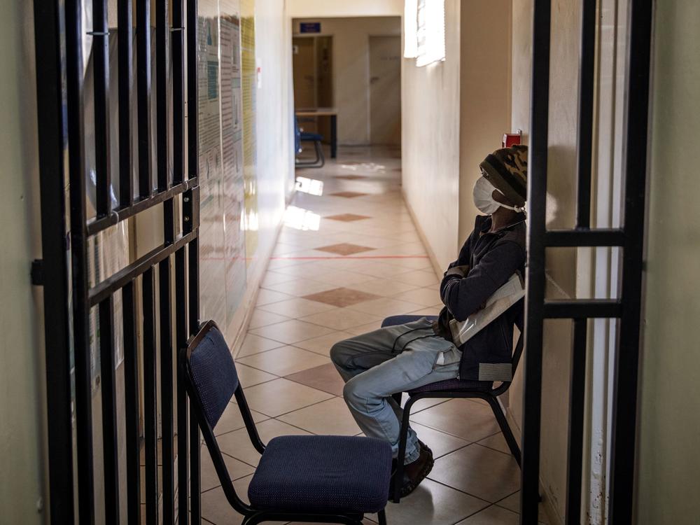 A patient with tuberculosis waits to be seen by a doctor at the Sizwe Tropical Diseases Hospital in Johannesburg, South Africa. Annual deaths from the infectious disease are on the rise after years of progress.