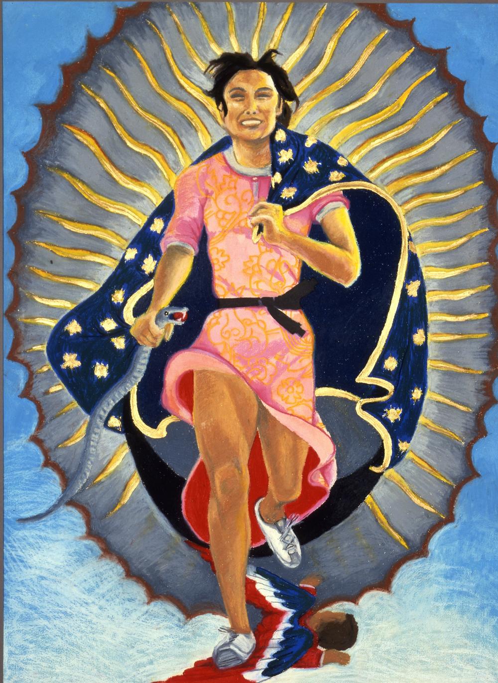 Portrait of the Artist as the Virgin de Guadalupe 