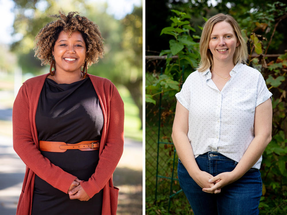 Zahra Nealy (left) and Victoria Chamberlin both stand to benefit from recent changes to the Public Service Loan Forgiveness program.