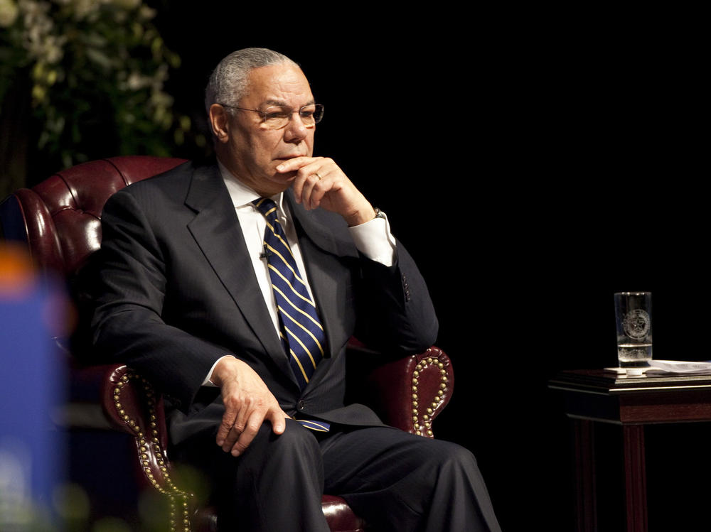 Former Chairman of the Joint Chiefs of staff and Secretary of State Colin Powell attends an event honoring the 20th anniversary of the Persian Gulf War on Jan. 20, 2011, in College Station Texas. Powell oversaw U.S. forces during that war.