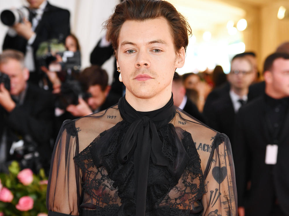 Harry Styles attending the 2019 Met Gala in New York City.
