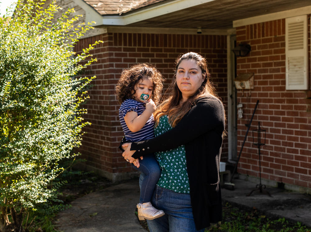 Erica Cuellar, her husband and her daughter moved in with her father in his home early in the pandemic, after she lost her job. She and her husband were worried they wouldn't be able to afford the rent on their house in Houston with only one income. In July 2020, the whole family tested positive for the coronavirus.