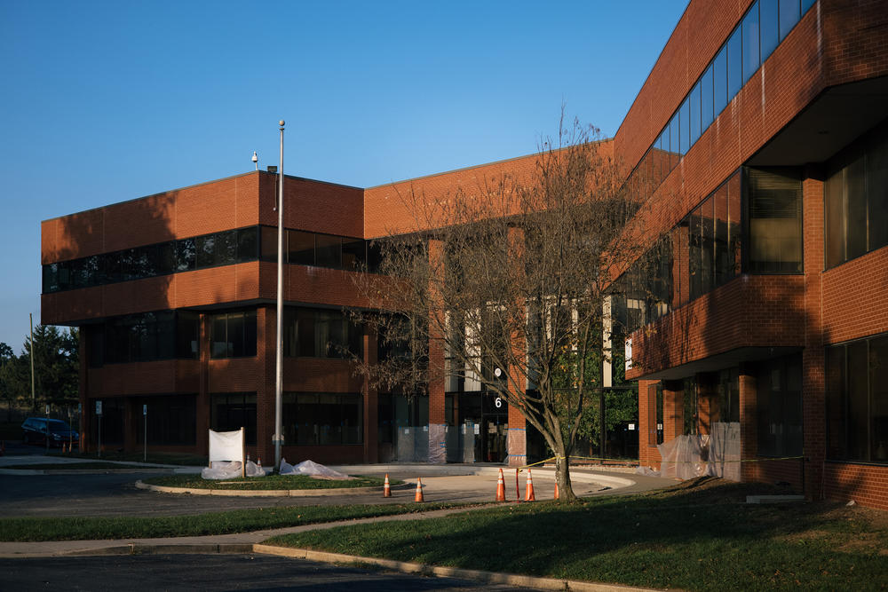 Stangel is currently staying in a building in Rockville, Md., that was converted into an emergency shelter during the pandemic, as increased financial stress forced more people out of their homes.