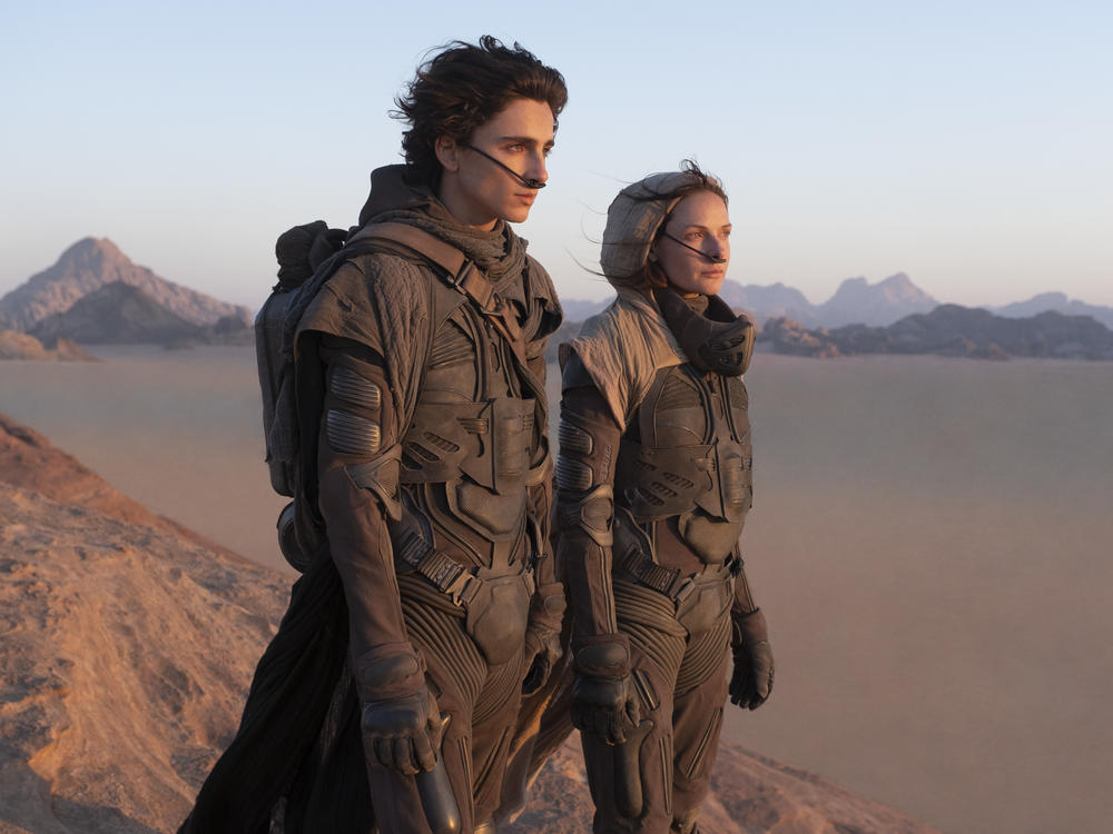 Timothée Chalamet is a royal heir, and Rebecca Ferguson is his mother in <em>Dune</em>.