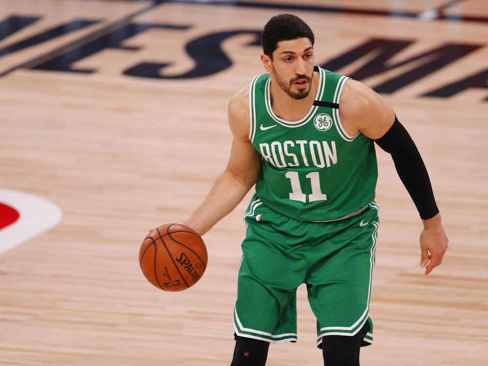 Enes Kanter of the Boston Celtics has not shied from political activism.