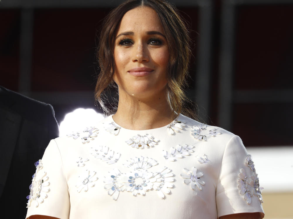 Meghan, Duchess of Sussex pictured onstage during Global Citizen Live, New York on September 25, 2021 in New York. The mother-of-two advocated for paid family leave in a letter to top congressional Democrats.