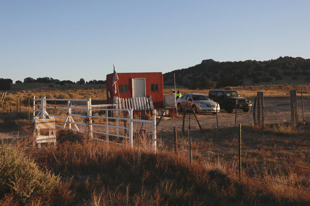 The Western movie <em>Rust</em> has been filming just outside of Santa Fe, N.M. Production has been halted while police investigate a fatal prop gun shooting.