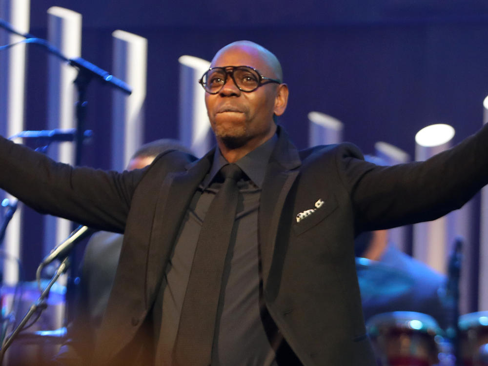 Dave Chappelle during the Mark Twain award at the Kennedy Center in Washington, D.C. Chappelle has spoken out about the controversy over his Netflix special <em>The Closer</em> in a new standup video posted to Instagram.