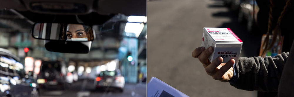 San Francisco Department of Public Health nurses with the Street Overdose Response Team hand out Narcan as part of a broader effort to contact and help those who have recently overdosed.