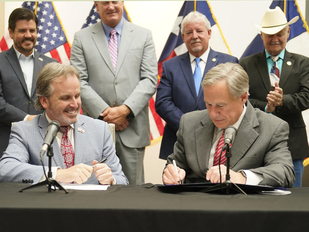 Texas Gov Greg Abbott signs Senate Bill 1, also known as the election integrity bill, into law. The sweeping bill signed by Abbott further tightens Texas' strict voting laws.