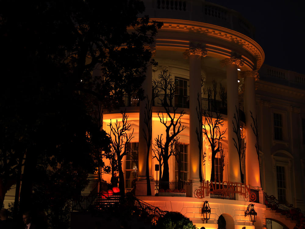 Decorations are seen during a Halloween at the White House event two years ago.