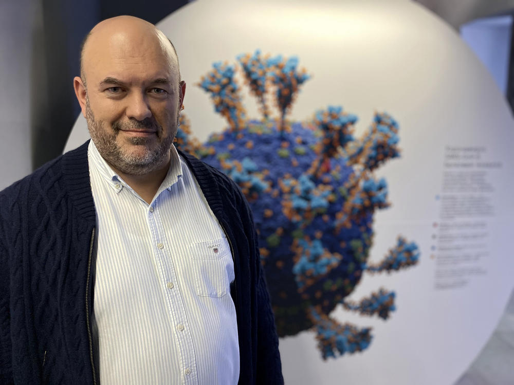 Sergei Rikov, curator of the exhibit 