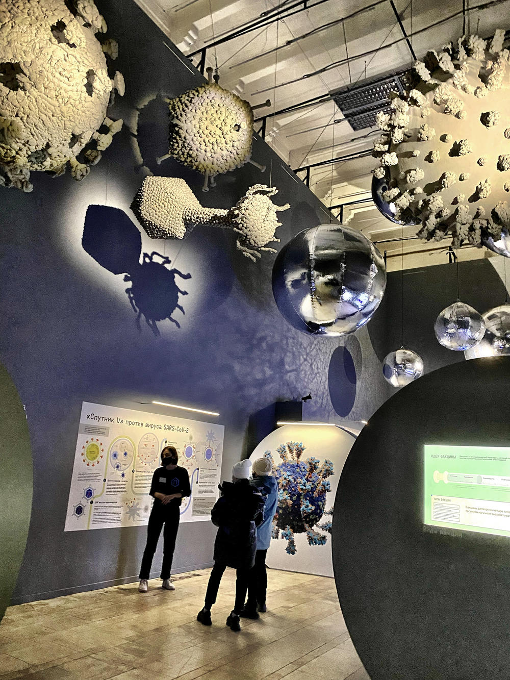 Visitors take in a tour of the 