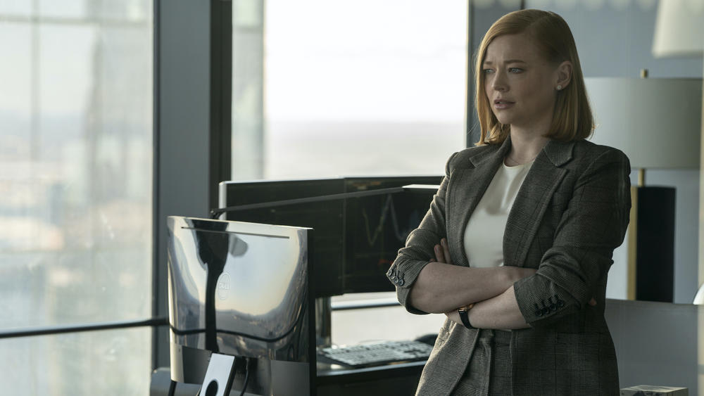 Shiv (Sarah Snook) looks a little incredulous. And can you blame her?
