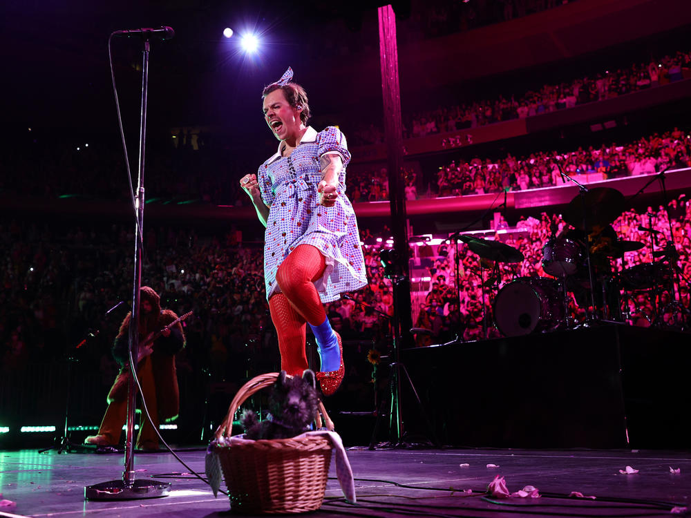 Harry Styles performs onstage at Harry Styles 