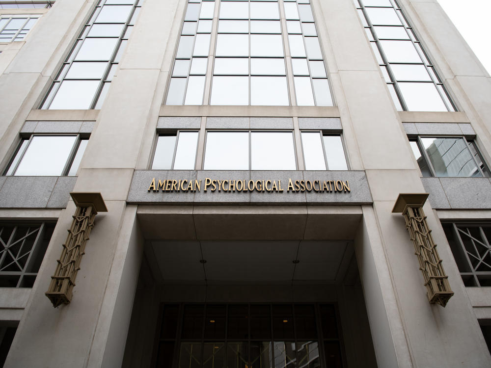 A general view of the American Psychological Association headquarters in Washington, D.C., on April 23, 2020 amid the Coronavirus pandemic.