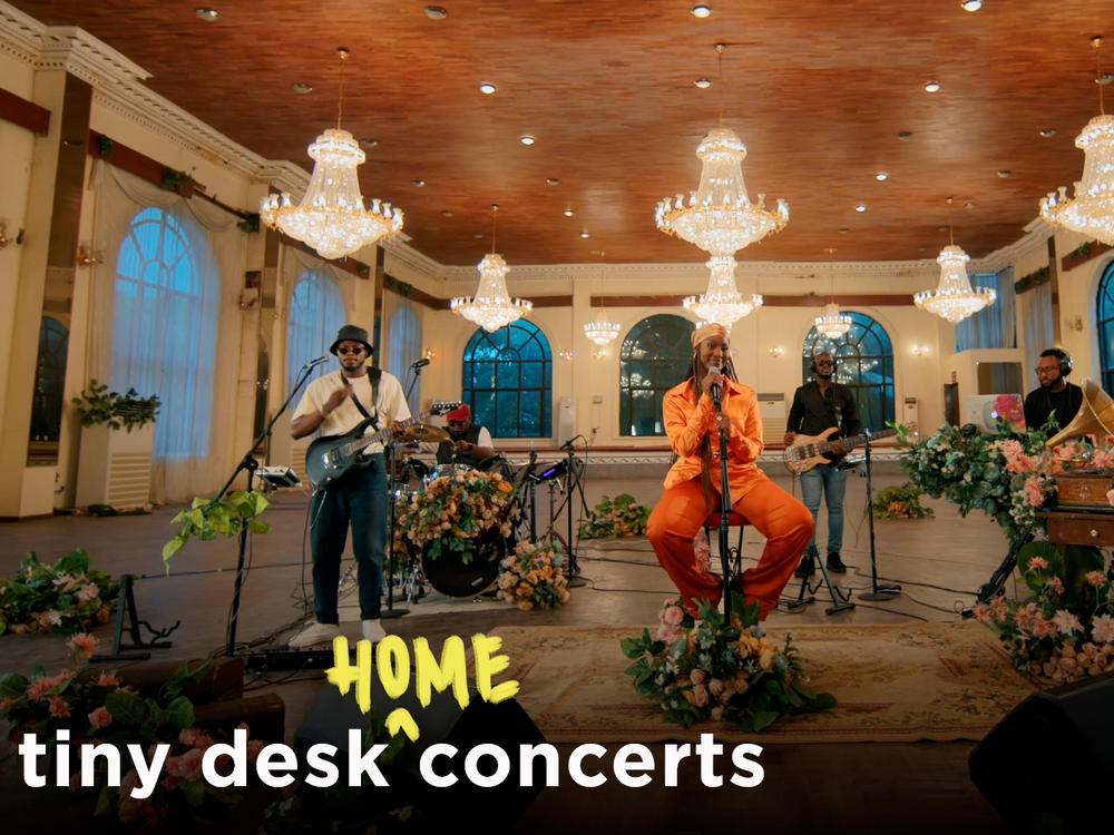 Tems performs a Tiny Desk (home) concert.