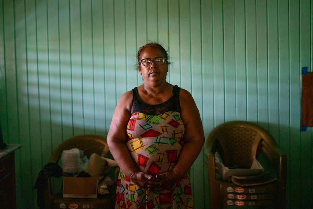 Chandroutie Persaud lived in a home with a flooded first floor for months. 