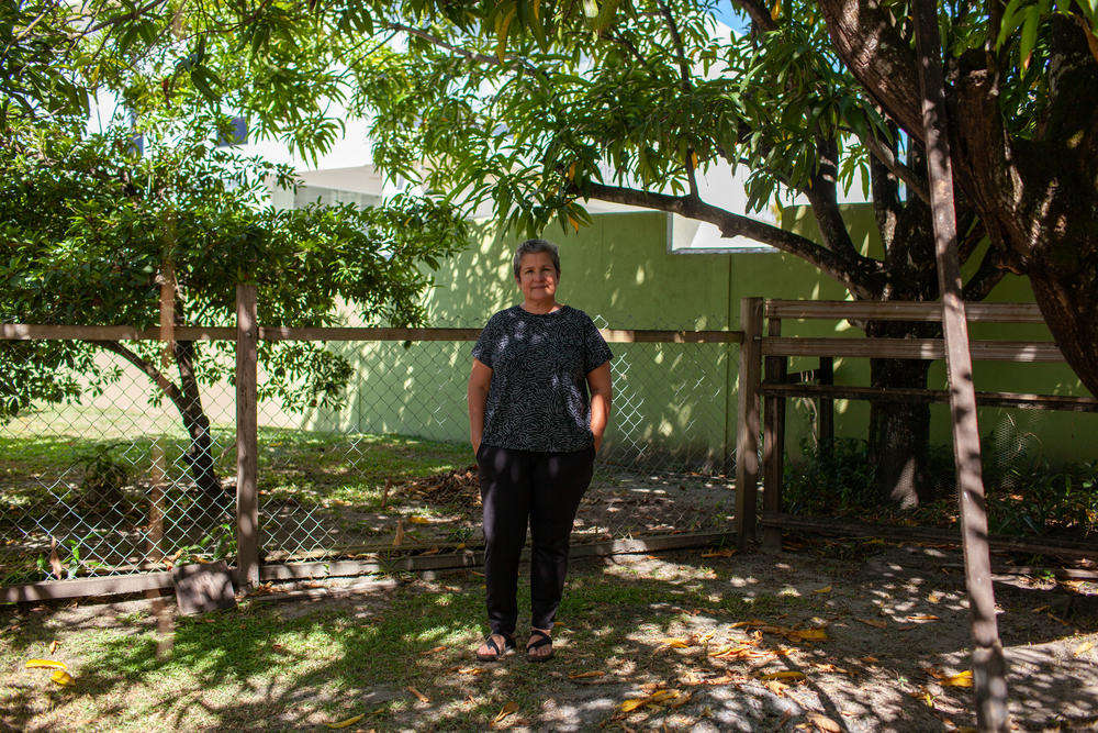 Annette Arjoon-Martins, has spent decades working to conserve a pristine beach in northern Guyana. One community she worked with had to relocate because of rising sea levels. 