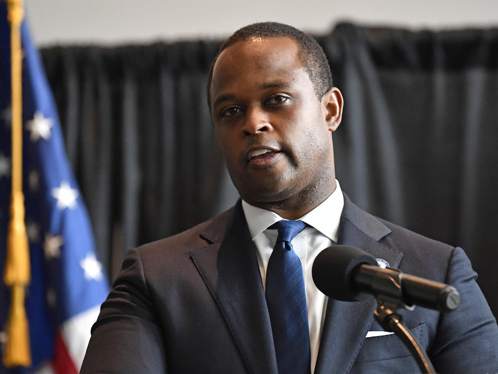 Kentucky Attorney General Daniel Cameron and attorneys general for Ohio and Tennessee filed a lawsuit claiming the new federal vaccine mandate is government overreach. He's pictured in 2020.