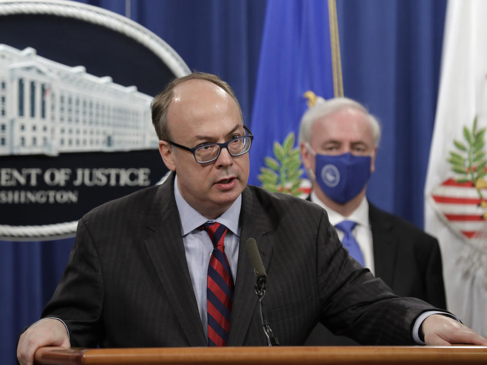 File photo of former Acting Assistant U.S. Attorney General Jeffrey Clark. He appeared for a deposition with the Jan. 6 select Committee on Nov. 5, 2021.
