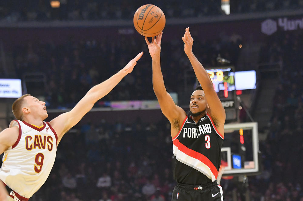 Union President CJ McCollum of the Portland Trail Blazers is canvassing for feedback on the Wilson ball.