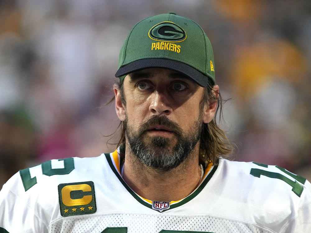 Green Bay Packers quarterback Aaron Rodgers Rodgers has strongly questioned the NFL's COVID-19 protocols, along with any organization forcing health requirements on individuals.