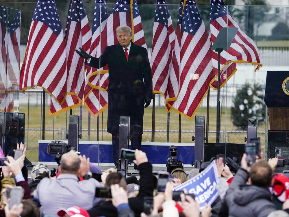 On Jan. 6, then-President Donald Trump spoke at a rally in Washington, after which his supporters marched to and breached the Capitol.
