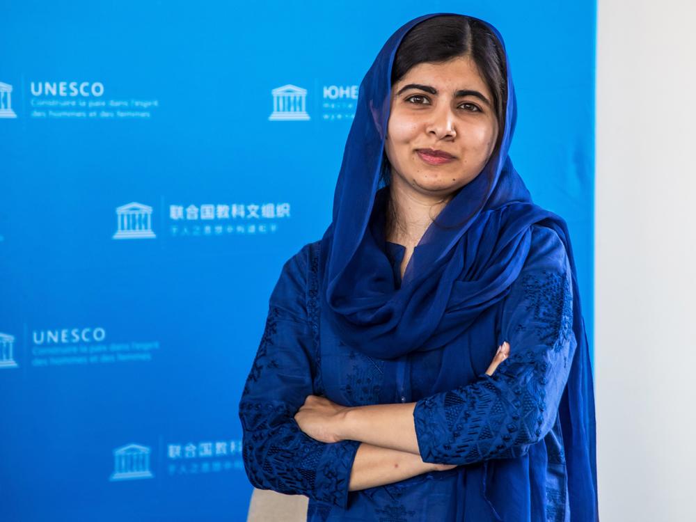 Nobel Peace Prize laureate Malala Yousafzai poses for photo session during the G7 Development and Education Ministers Meeting, in Paris in 2019.