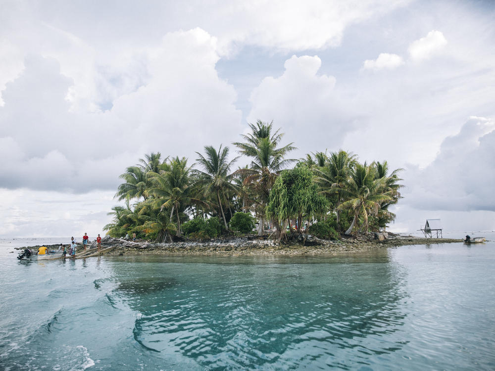 Teafua Tanu is an islet of Tokelau used by residents of Fakaofo atoll as a Catholic cemetery. Over the past two decades, the territory of Tokelau has proved extremely vulnerable to climate change and rising sea levels owing, partly, to its being a small land mass surrounded by ocean, and its location in a region prone to natural disasters.