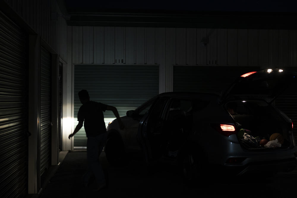 Vargas, her partner and their three sons make one last stop at the family's storage unit to grab the boys' bedding.
