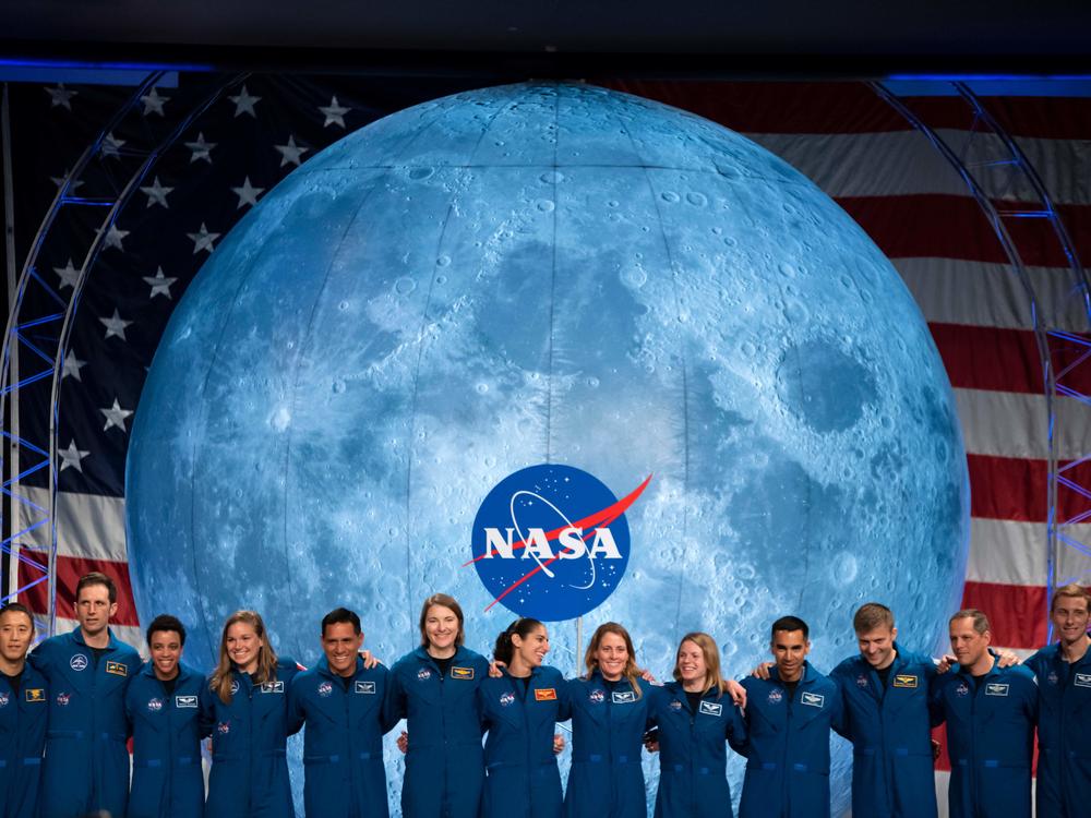 NASA's ambitions for putting astronauts on the moon have been delayed. Here, newly minted astronauts from NASA and the Canadian Space Agency are seen last year. They're the first candidates to graduate under the Artemis program, and could be eligible for assignments including the Artemis missions to the Moon, International Space Station, and missions to Mars.