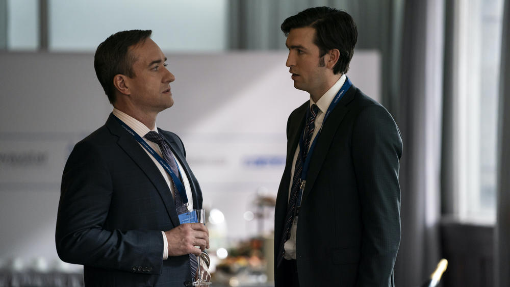 Tom (Matthew Macfadyen) and Greg (Nicholas Braun) both kind of can't catch a break.