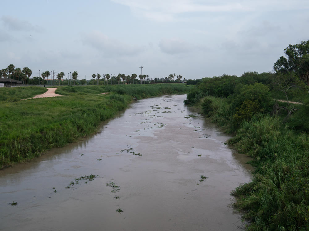 The Rio Grande is seen from the International Bridge near a section of the U.S.-Mexico border where a father and daughter drowned attempting to cross into the United States in 2019, in Matamoros, Tamaulipas. Oscar Alberto Martinez and his 23-month-old daughter, Angie Valeria, had migrated from El Salvador and planned to seek political asylum in the U.S. when they died.