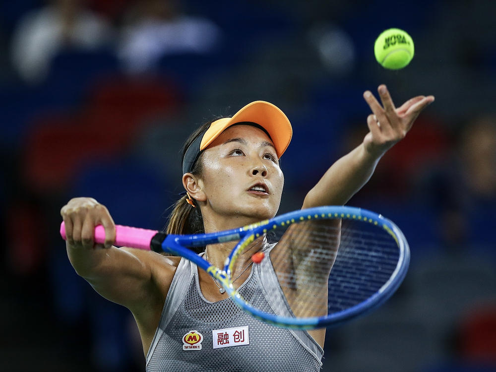 Peng Shuai is a former No. 1-ranked player in women's doubles and has won titles at Wimbledon in 2013 and the French Open in 2014.