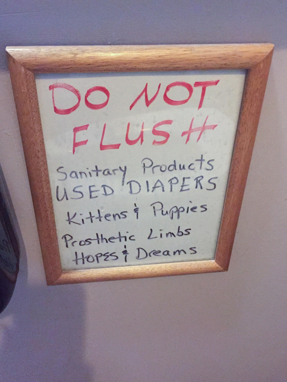 Diane Fernandez took this photo at a restaurant in Madrid, N.M., in 2017. Her caption for this image: 