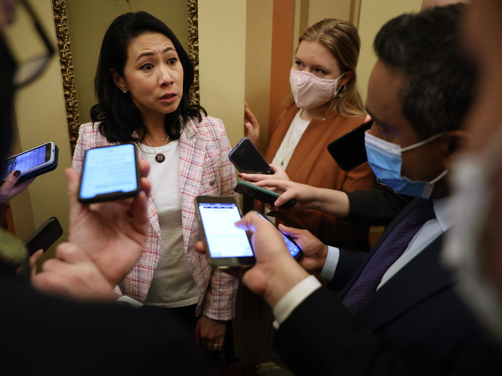 Rep. Stephanie Murphy, D-Fla., leader of a group of centrist Democrats, backed the domestic spending bill that the House approved last week but says internal fights complicated the effort to get the message out on the measure's components.