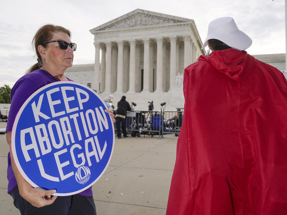 The future of abortion, always a contentious issue, is up at the Supreme Court on Dec. 1. Arguments are planned challenging <em>Roe v. Wade</em> and <em>Planned Parenthood v. Casey</em>, the court's major decisions over the last half-century that guarantee a woman's right to an abortion nationwide.