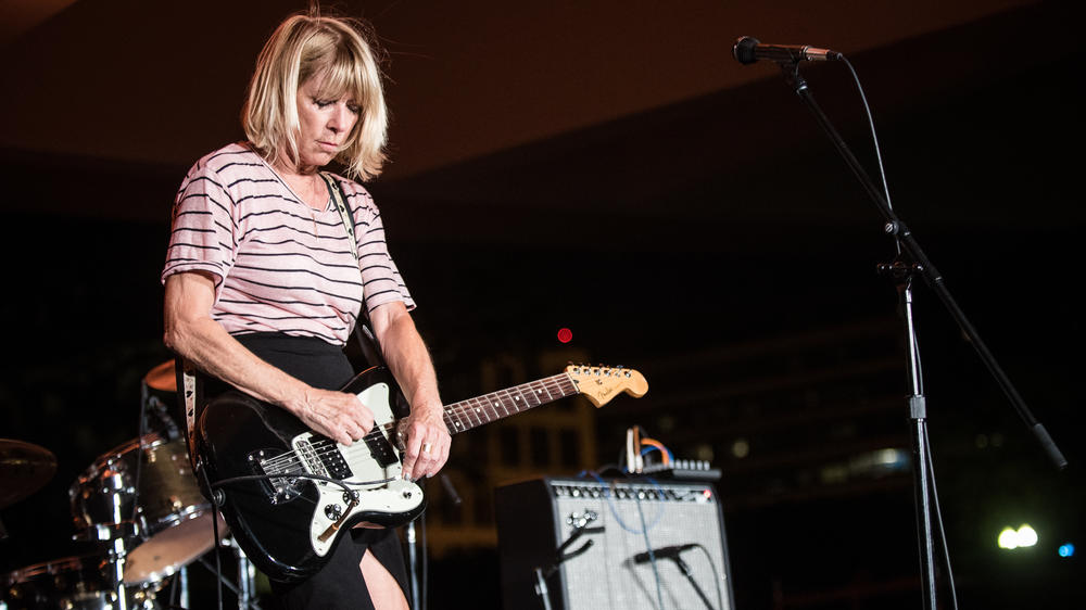 Kim Gordon performs at the Concert For Yoko Ono at the Hirshhorn in Washington, D.C.