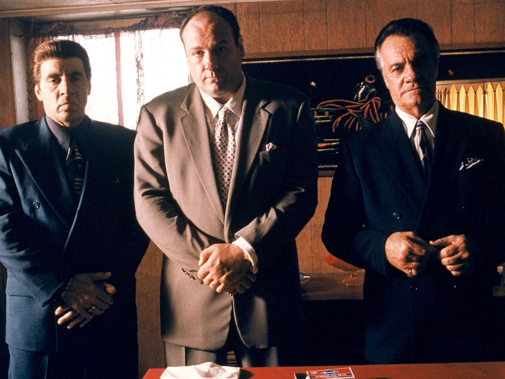 Steven Van Zandt [left], James Gandolfini and Tony Sirico starred in HBO's hit television series, <em>The Sopranos</em>.