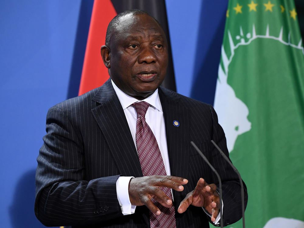 South African President Cyril Ramaphosa in August. He called on Western nations on Sunday to scrap travel restrictions placed on southern Africa to stem the spread of the omicron variant. 