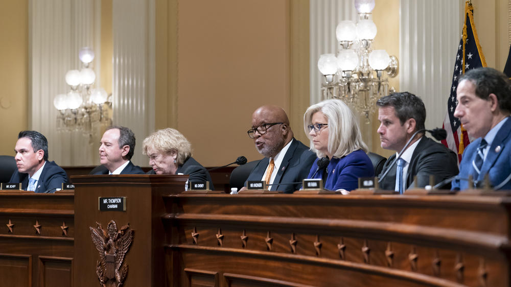 Members of the House select committee investigating the Jan. 6 riot at the Capitol.