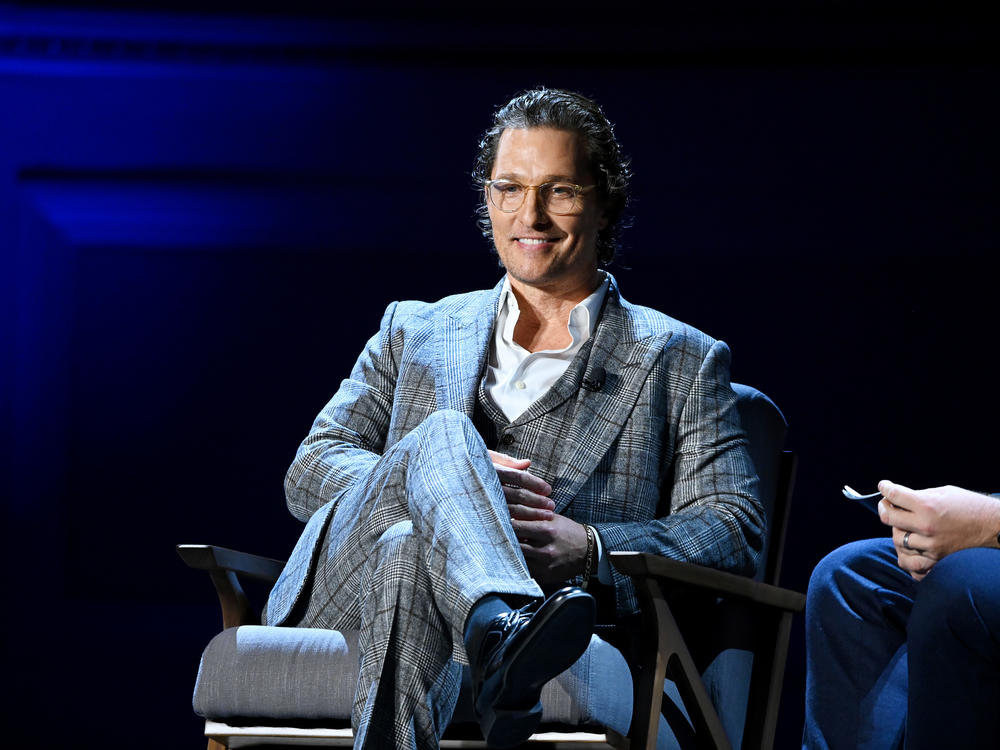 Matthew McConaughey speaks onstage at Carnegie Hall on Feb. 29, 2020 in New York City.