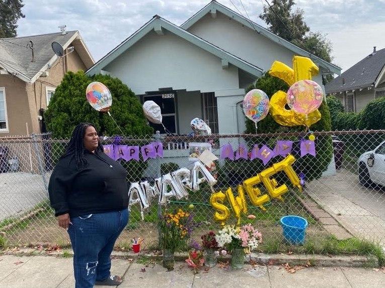Chalinda Hatcher lost her 15-year-old daughter, Shamara Young, who was shot and killed in Oakland, Calif., in October. Hatcher wants the city to step up and help.